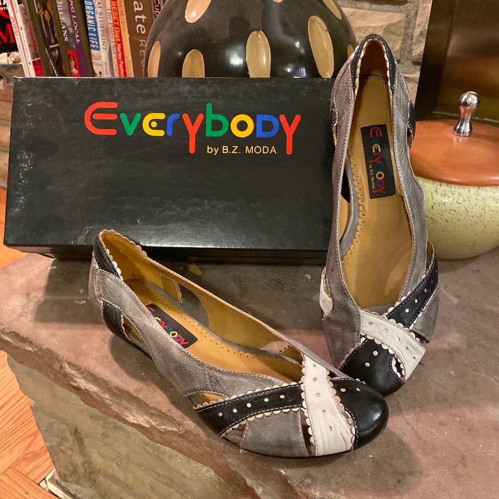Everybody by BZ MODA "Lario" multi-tone flats